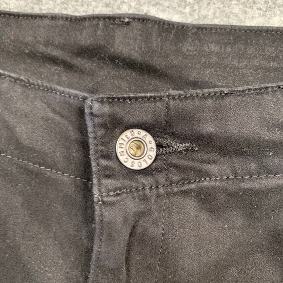 Adriano Goldschmied Pants Womens 31 Black The Slim Cargo Utility Cotton Blend AG - Picture 7 of 16